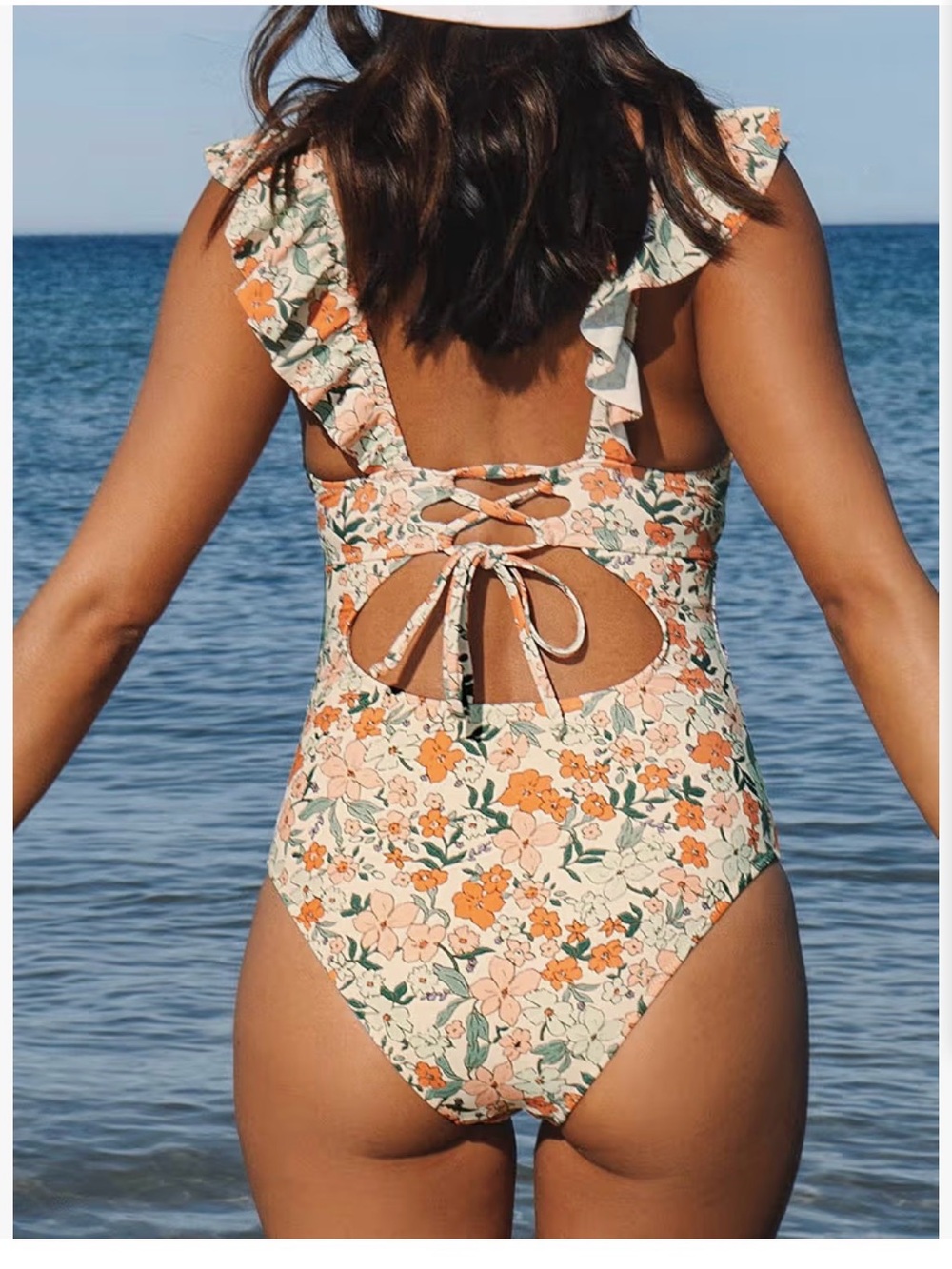 NWT Cupshe One Piece Swimsuit Size Small - Picture 2 of 4